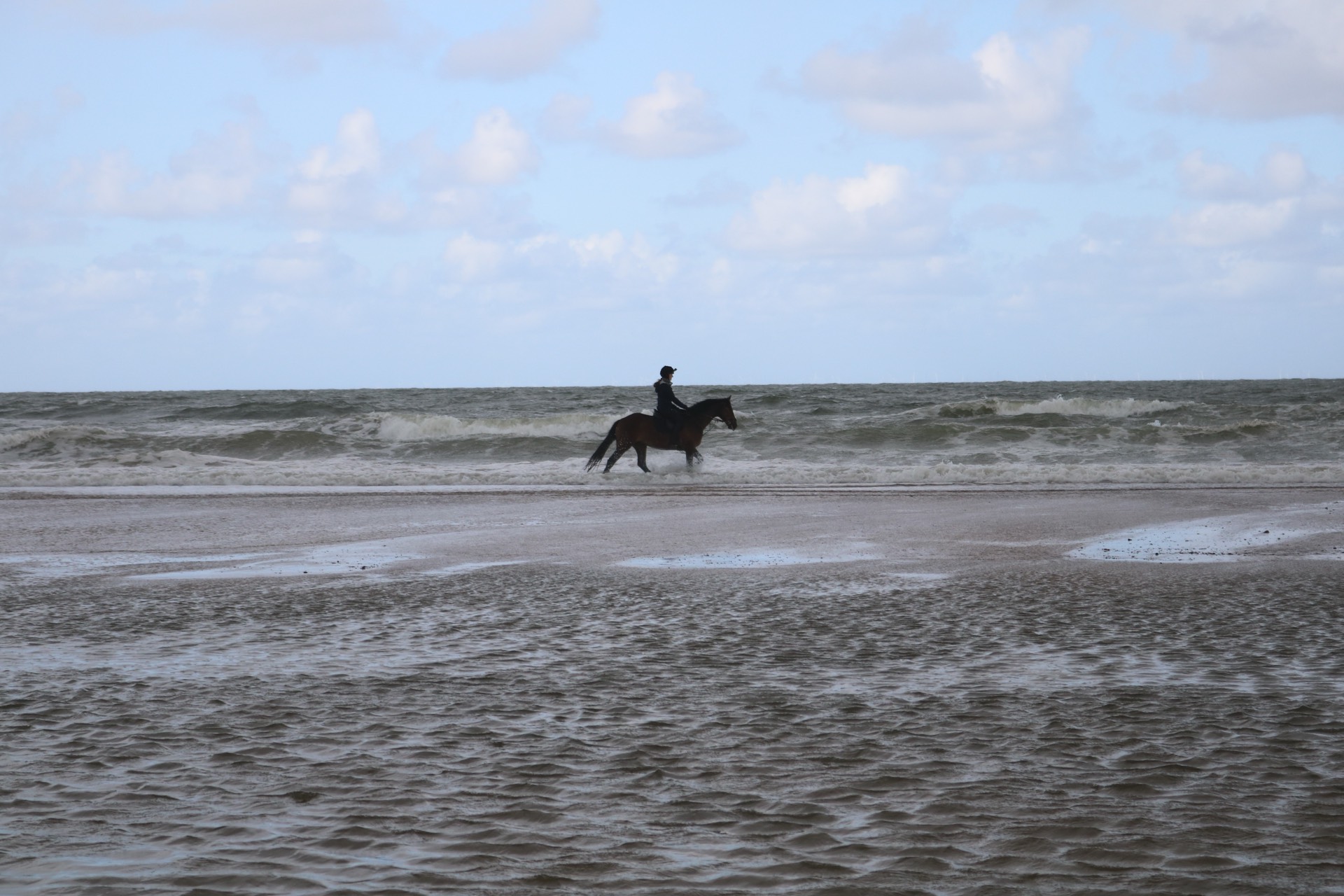 Norfolk sandy beach