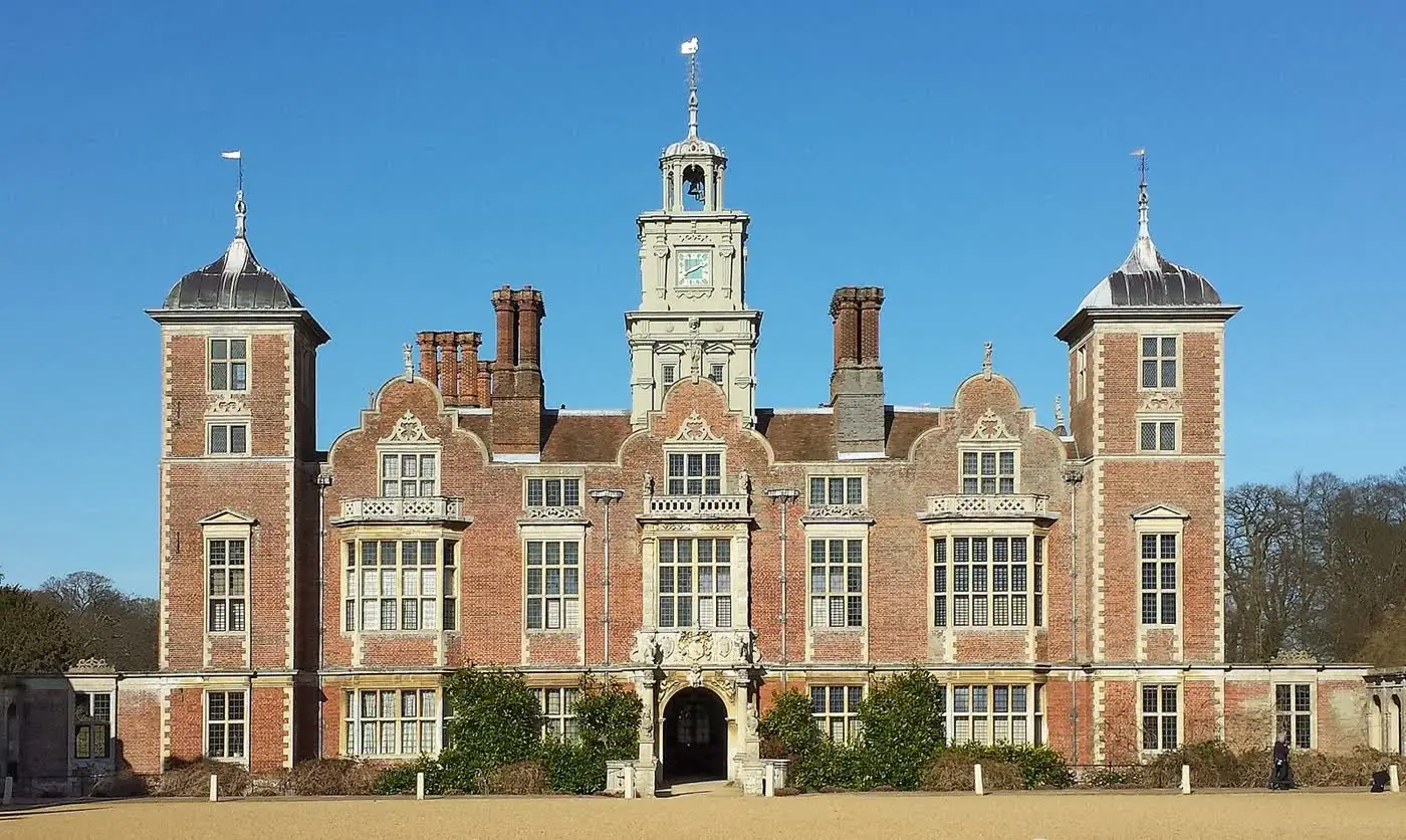 The front of Blickling Hall