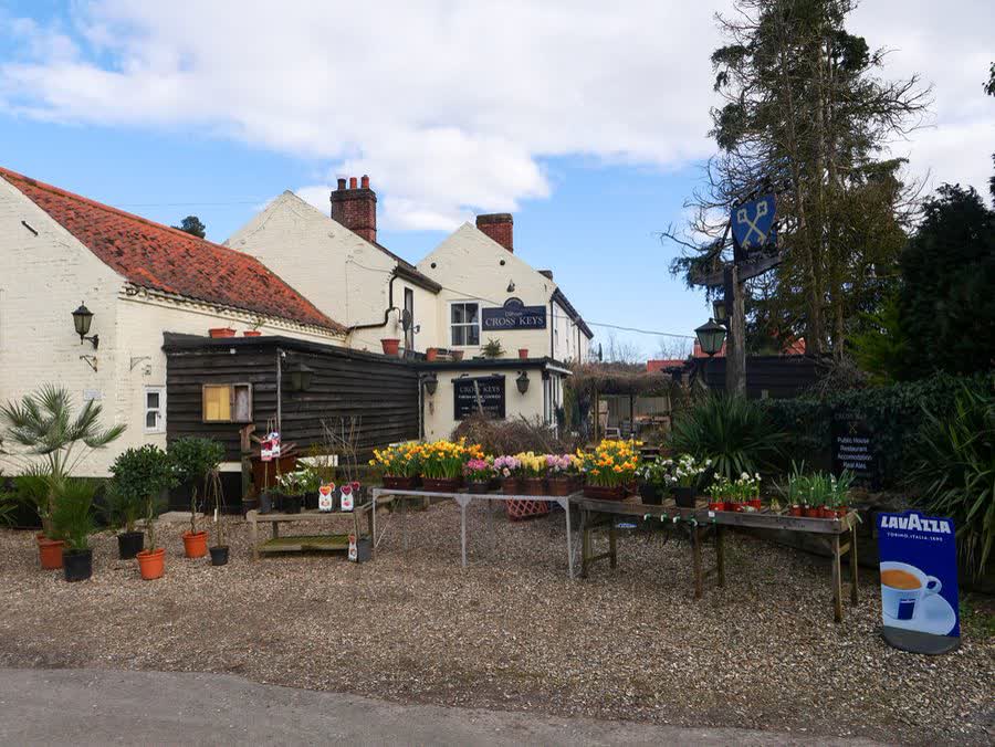 The Cross Keys pub in Dilham