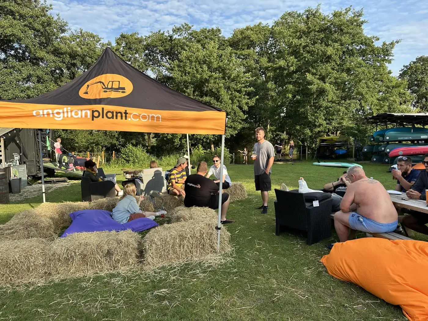 Exclusive event set up at Dilham Hall Retreats