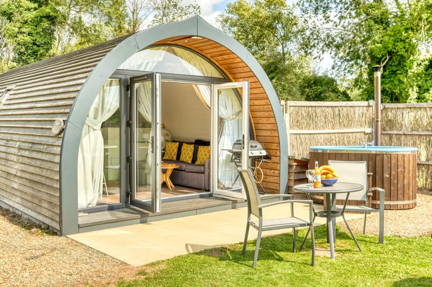 Pod and hot tub